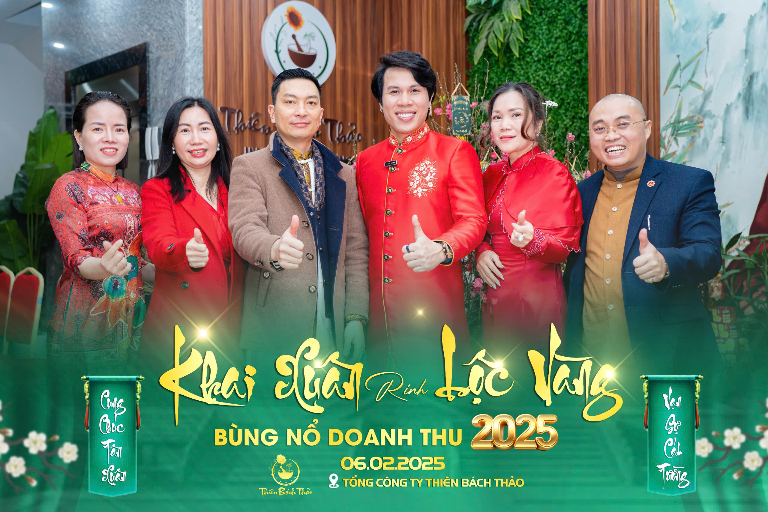 CTHĐQT Nguyễn Quang Tuấn và các đối tác chiến lược trong ngày đầu xuân năm mới 2025